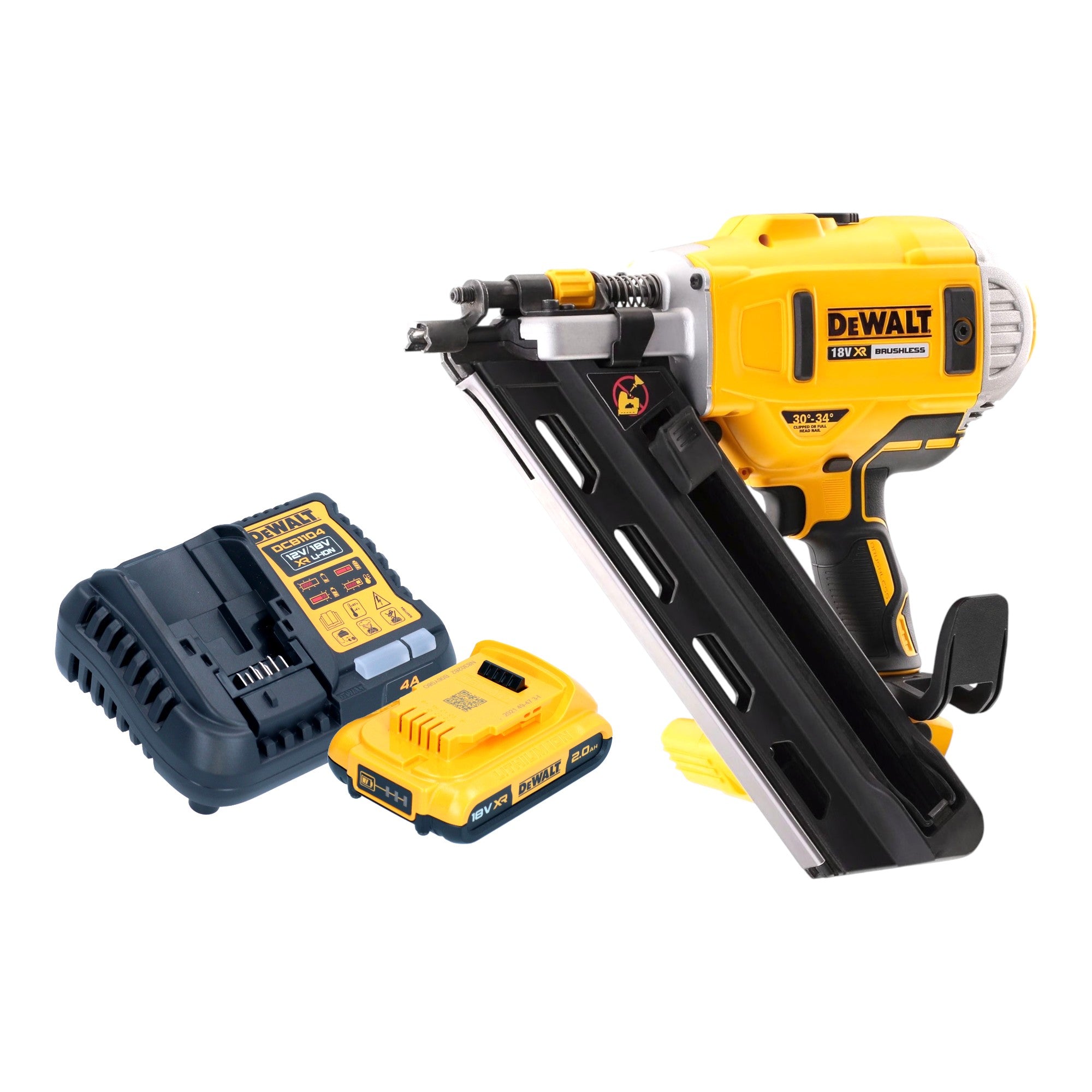 DeWalt DCN 692 D1 Akku Streifennagler 18 V 50 90 mm Brushless 1x Akku 2 0 Ah Ladegeraet 0 - toolbrothers