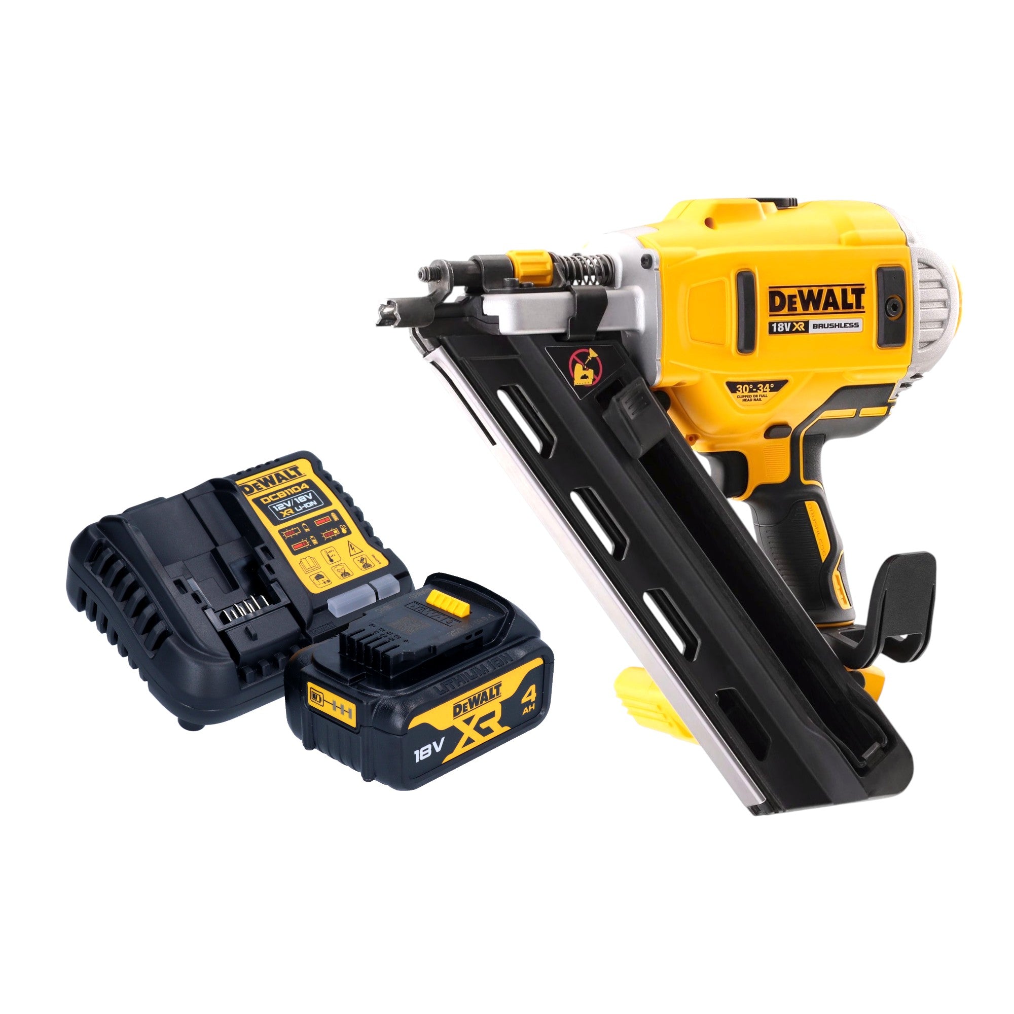 DeWalt DCN 692 M1 Akku Streifennagler 18 V 50 90 mm Brushless 1x Akku 4 0 Ah Ladegeraet 0 - toolbrothers