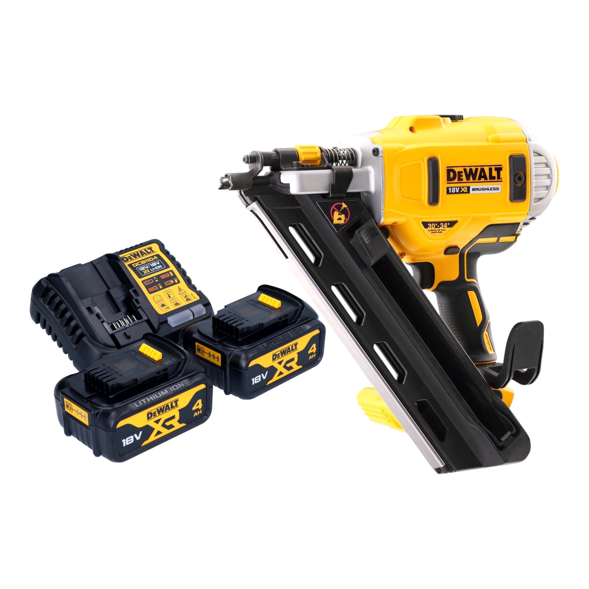 DeWalt DCN 692 M2 Akku Streifennagler 18 V 50 90 mm Brushless 2x Akku 4 0 Ah Ladegeraet 0 - toolbrothers
