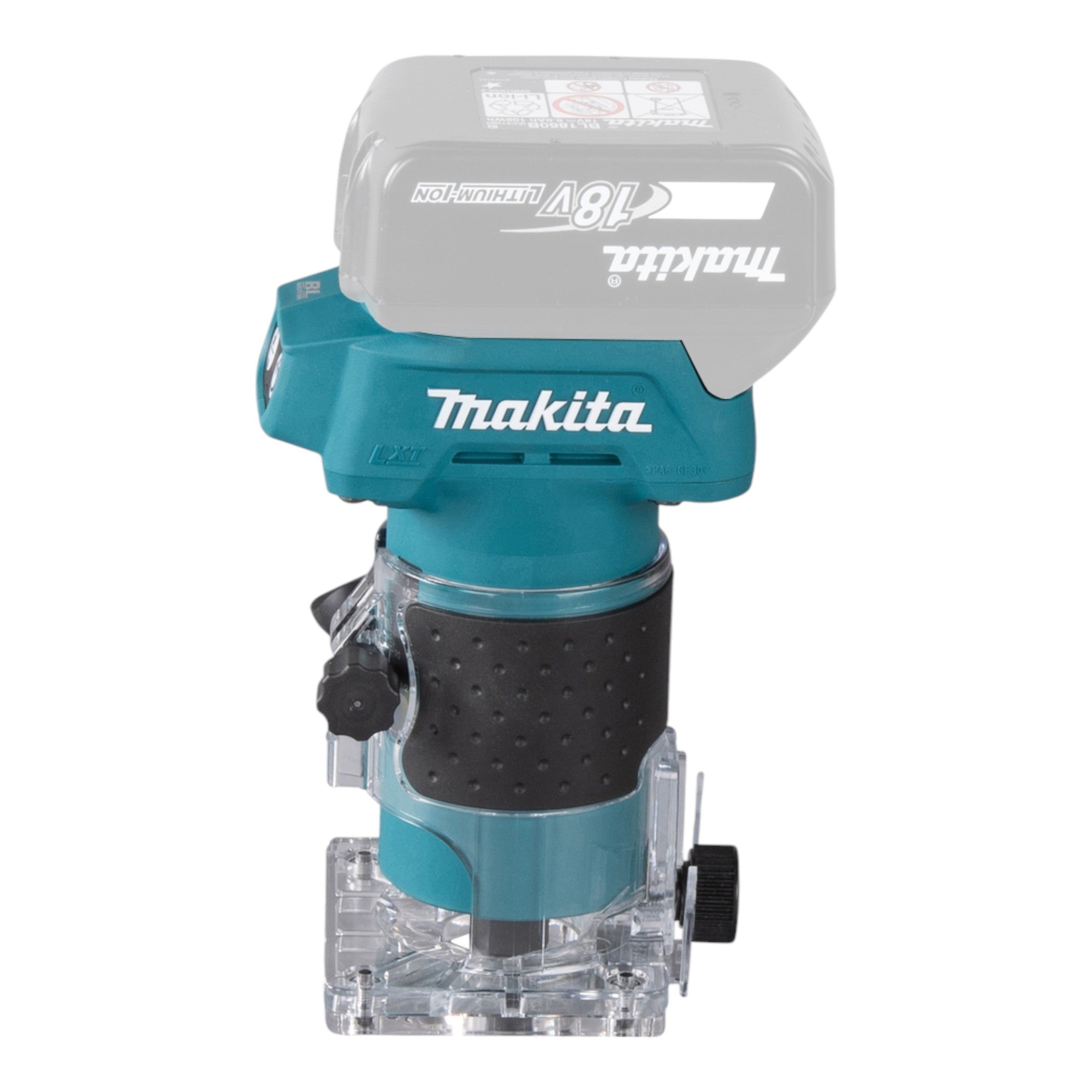 Makita DRT 52 SAJ Akku Kantenfräse 18 V 6 mm Brushless + 2x Akku 2,0 Ah + Ladegerät + Makpac