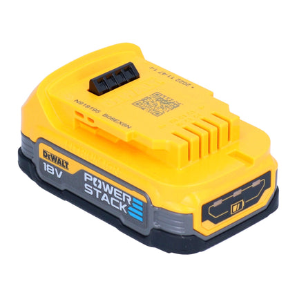 DeWalt DCB 1102 E2 Juego de batería de arranque 18 V con 2x batería Powerstack 1,7 Ah + cargador DCB 1102