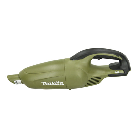 Aspirador sin cable Makita DCL 180 SMO 18 V 0,65 l Serie Olive Outdoor Adventure + 1x batería recargable 4,0 Ah + cargador