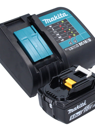 Makita DHP 487 ST1O Taladro percutor inalámbrico 18 V 40 Nm sin escobillas Olive Outdoor Adventure Series + 1x batería 5,0 Ah + cargador