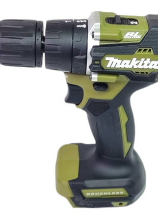 Makita DHP 487 RAO Taladro percutor inalámbrico 18 V 40 Nm Brushless Olive Outdoor Adventure Series + 2 baterías de 2,0 Ah + cargador