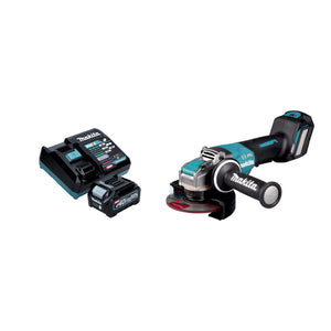 Makita GA 044 GD101 Akku Winkelschleifer 40 V max. 125 mm X-LOCK Brushless + 1x Akku 2,5 Ah + Ladegerät