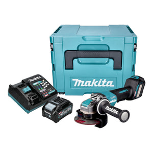 Makita GA 044 GM101 Akku Winkelschleifer 40 V max. 125 mm X-LOCK Brushless + 1x Akku 4,0 Ah + Ladegerät + Makpac