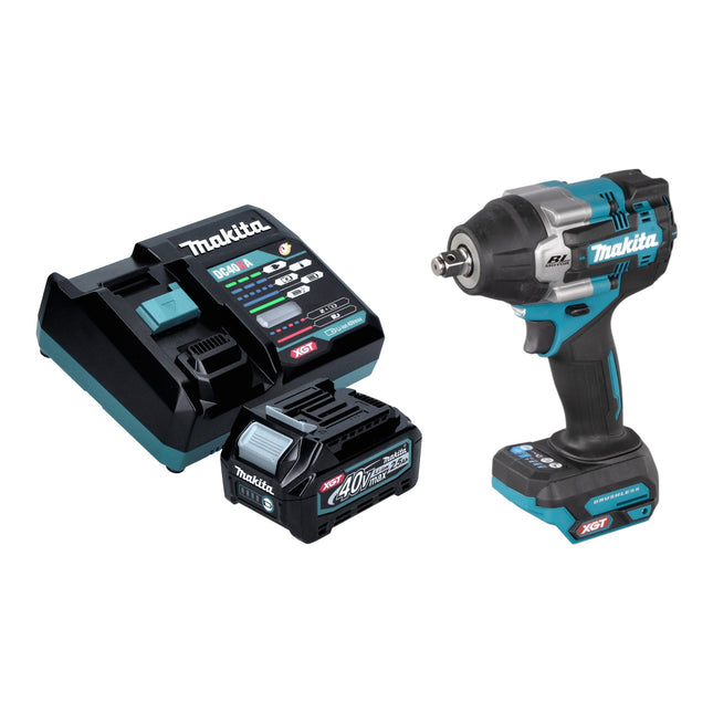 Makita TW 007 GD101 Akku Schlagschrauber 40 V max 760 Nm 1 2 Brushless 1x Akku 2 5 Ah Ladegeraet 0 - toolbrothers
