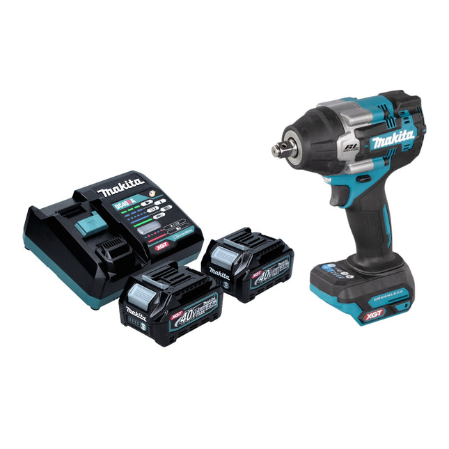 Makita TW 007 GD201 Akku Schlagschrauber 40 V max 760 Nm 1 2 Brushless 2x Akku 2 5 Ah Ladegeraet 0 - toolbrothers
