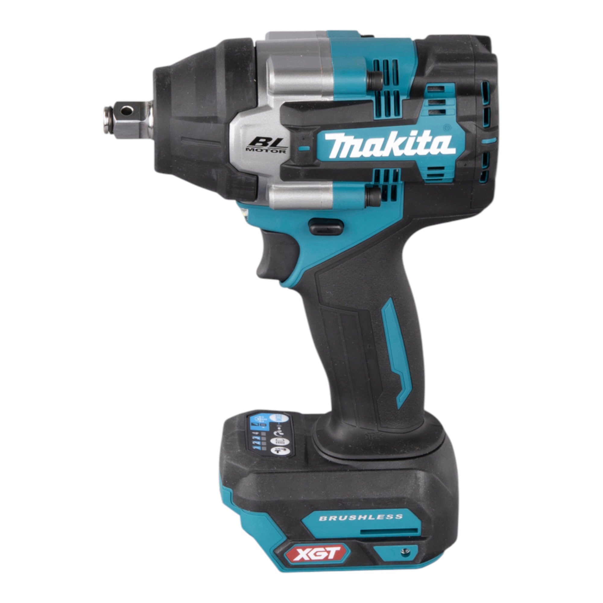 Makita TW 007 GT201 Akku Schlagschrauber 40 V max 760 Nm 1 2 Brushless 2x Akku 5 0 Ah Ladegeraet Makpac 1 - toolbrothers
