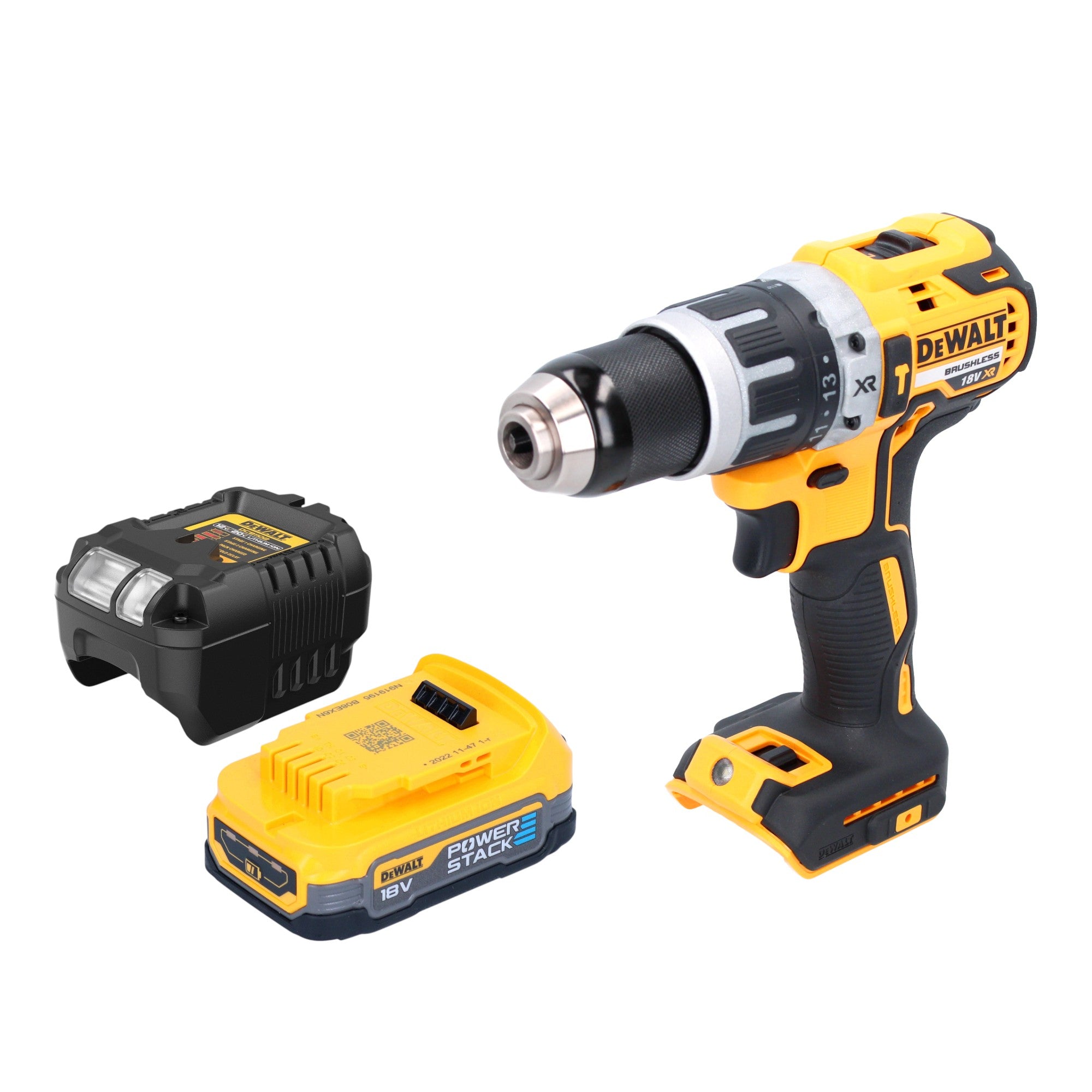 DeWalt DCD 796 E1 Akku Schlagbohrschrauber 18 V 70 Nm Brushless 1x Powerstack Akku 1 7 Ah Ladegeraet 0 - toolbrothers