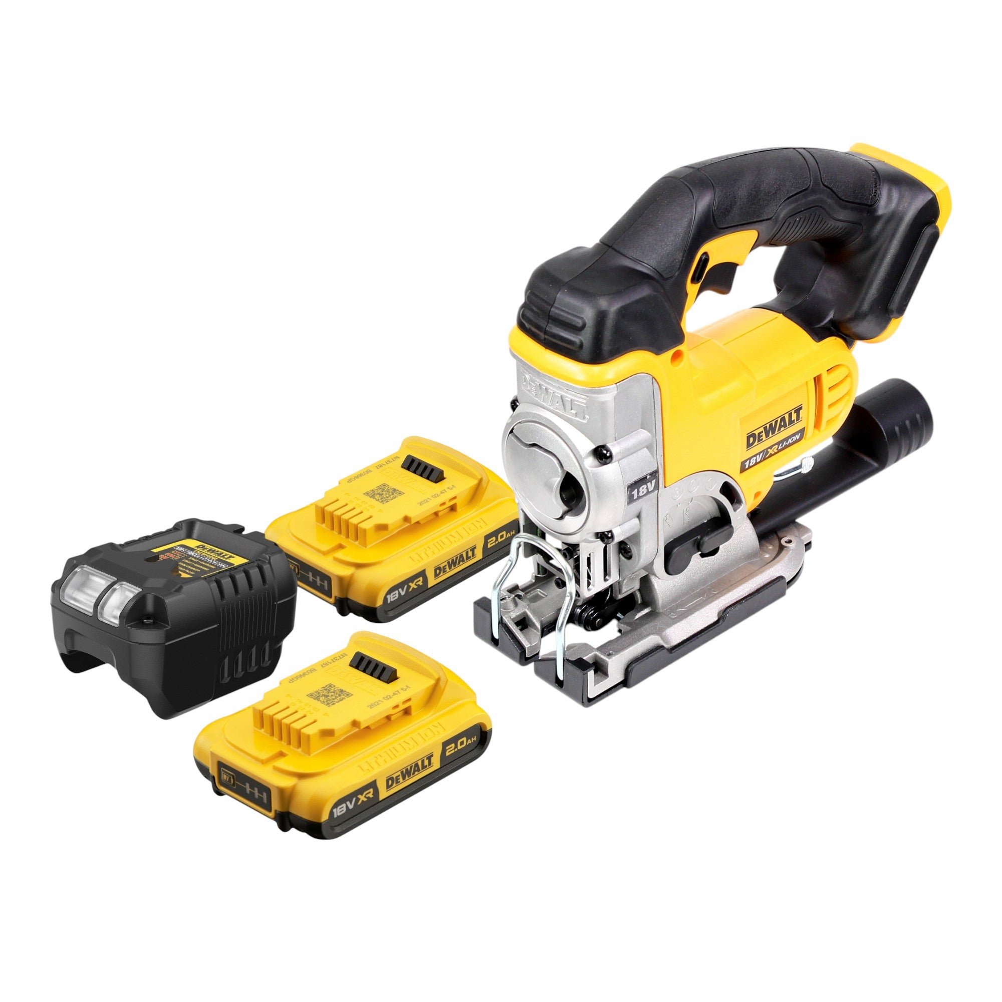 DeWalt DCS 331 D2 Akku Stichsaege 18 V 2x Akku 2 0 Ah Ladegeraet 0 - toolbrothers