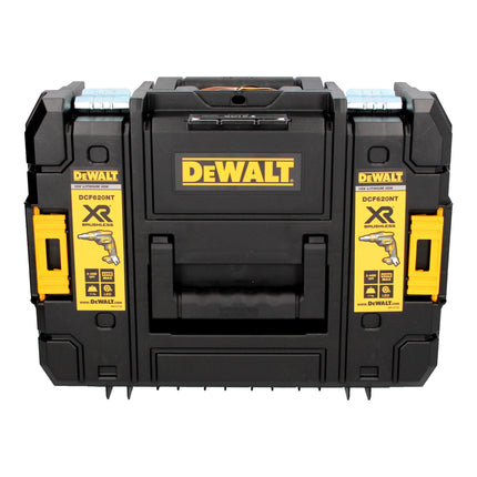 DeWalt DCF 620 E2T cordless drywall screwdriver 18 V 30 Nm brushless + 2x Powerstack battery 1.7 Ah + charger + TSTAK