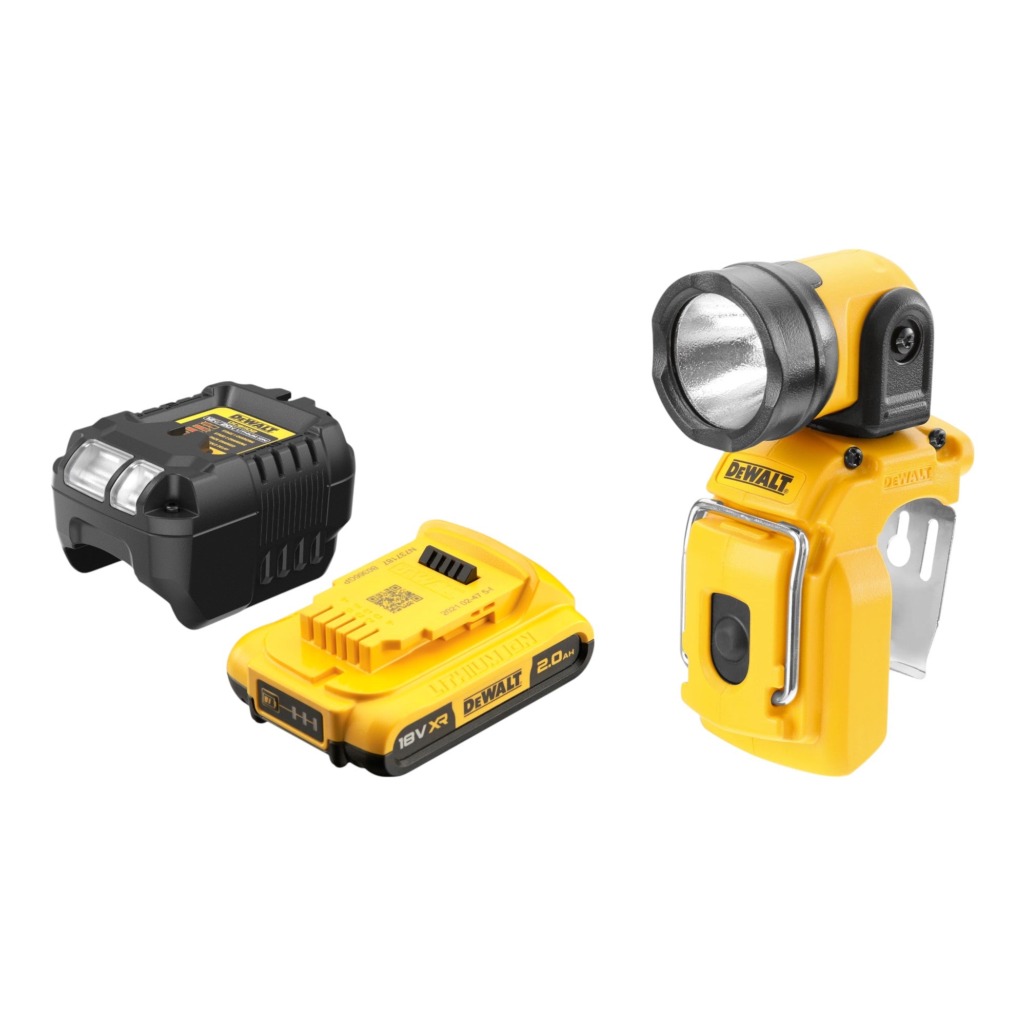 DeWalt DCL 510 D1 10 8 V XR Akku Lampe 1x Akku 2 0 Ah Ladegeraet 0 - toolbrothers