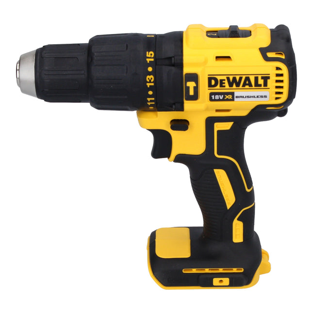 Taladro de percusión sin cable DeWalt DCD 778 E1T 18 V 65 Nm sin escobillas + 1x batería Powerstack 1,7 Ah + cargador + TSTAK