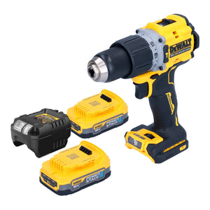 DeWalt DCD 805 E2 Akku Schlagbohrschrauber 18 V 90 Nm Brushless + 2x Powerstack Akku 1,7 Ah + Ladegerät