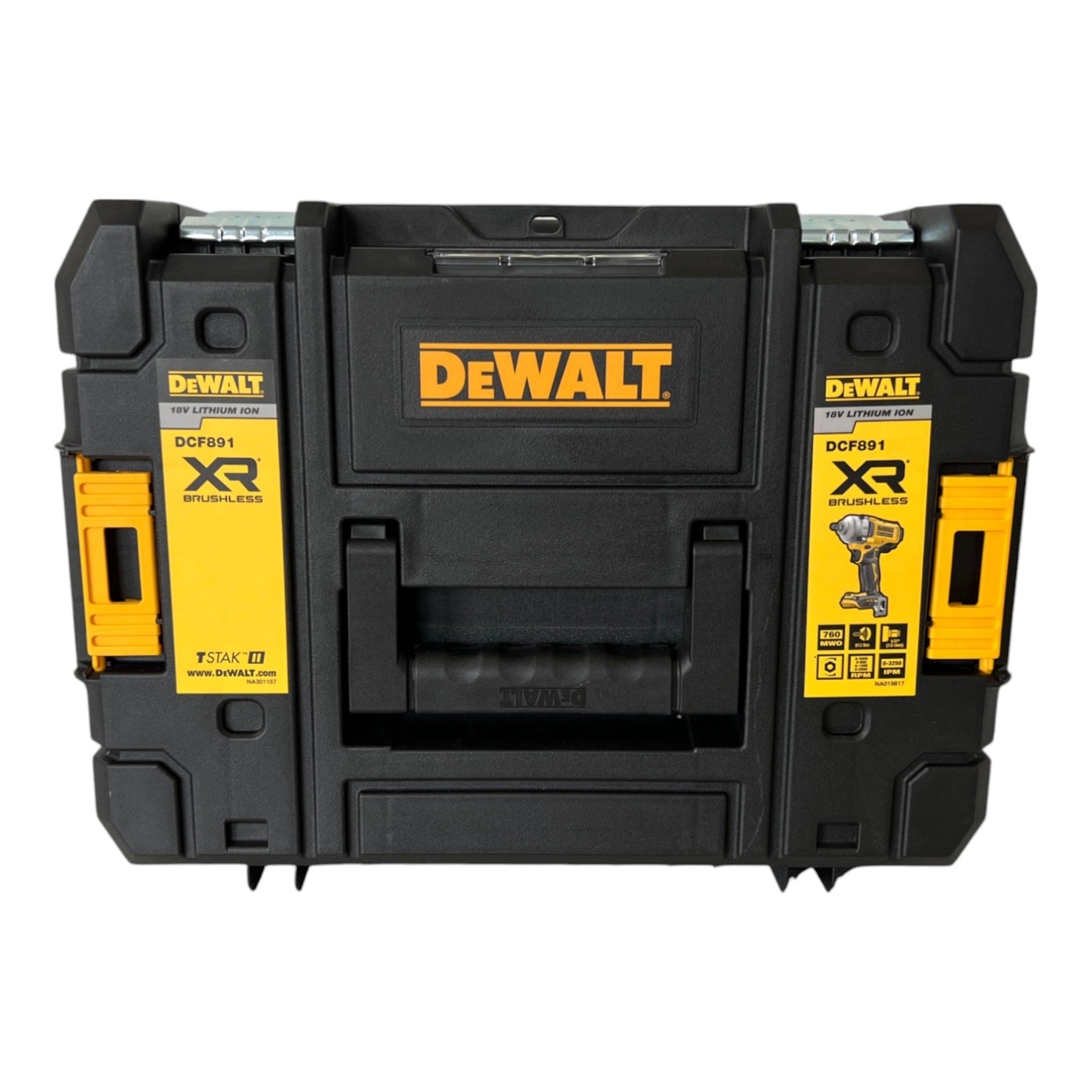 DeWalt DCF 891 E2T Akku Schlagschrauber 18 V 1084 Nm 1 2 Brushless 2x Powerstack Akku 1 7 Ah Ladegeraet TSTAK 2 - toolbrothers