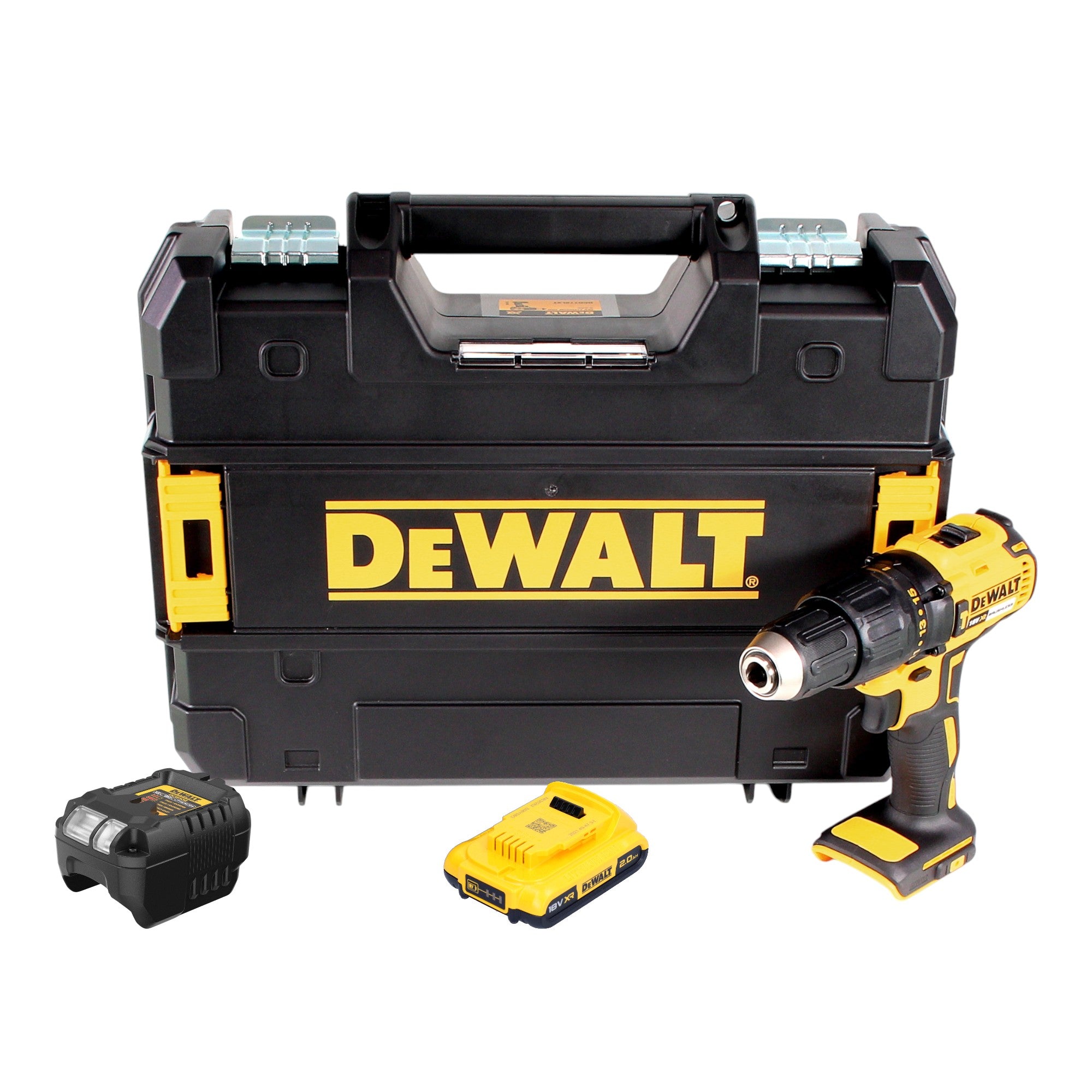 DeWalt DCD 778 D1T Akku Schlagbohrschrauber 18V 65Nm 1x Akku 2 0 Ah Ladegeraet TSTAK 0 - toolbrothers