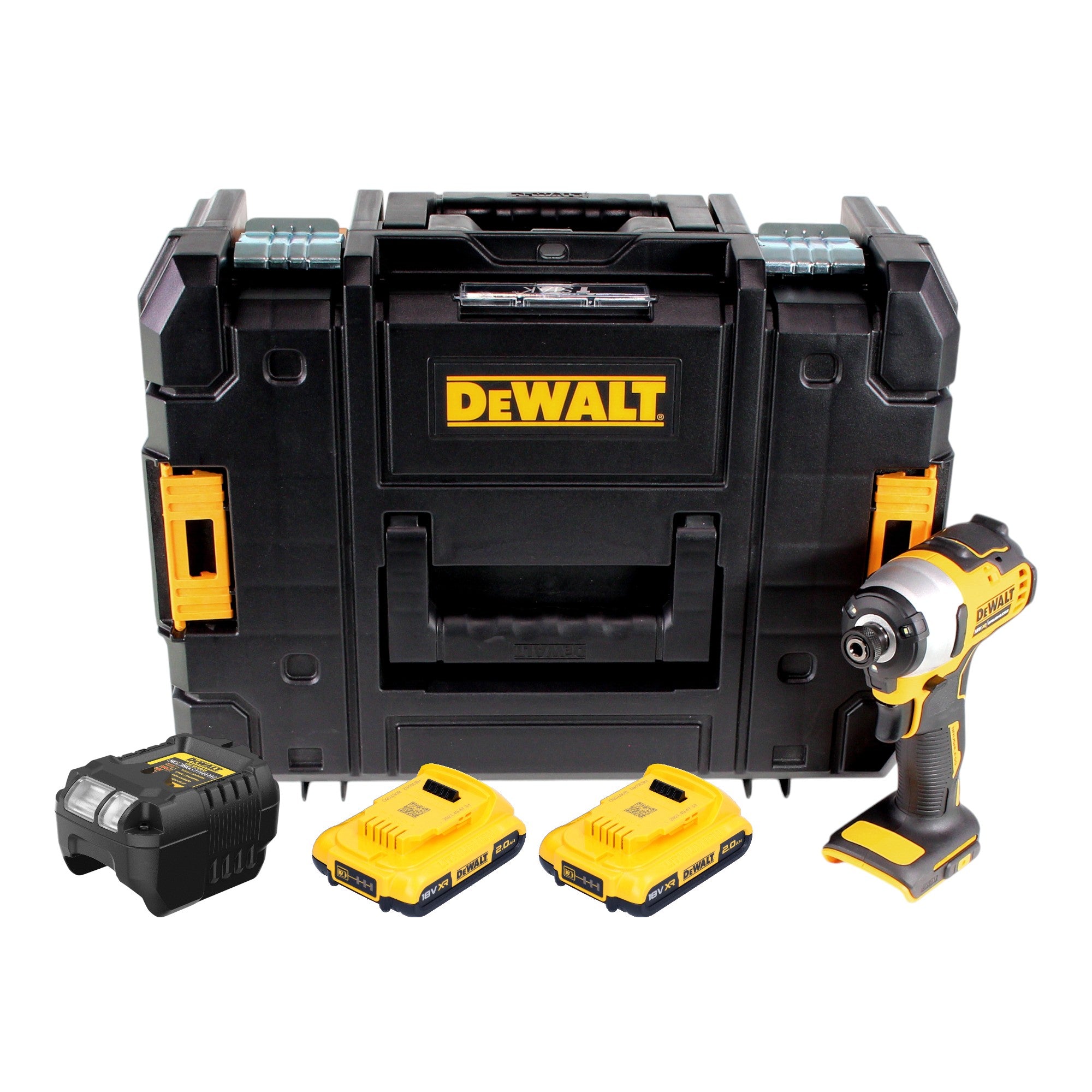 DeWalt DCF 809 D2T Akku Schlagschrauber 18 V 190 Nm 1 4 Brushless 2x Akku 2 0 Ah Ladegeraet TSTAK 0 - toolbrothers