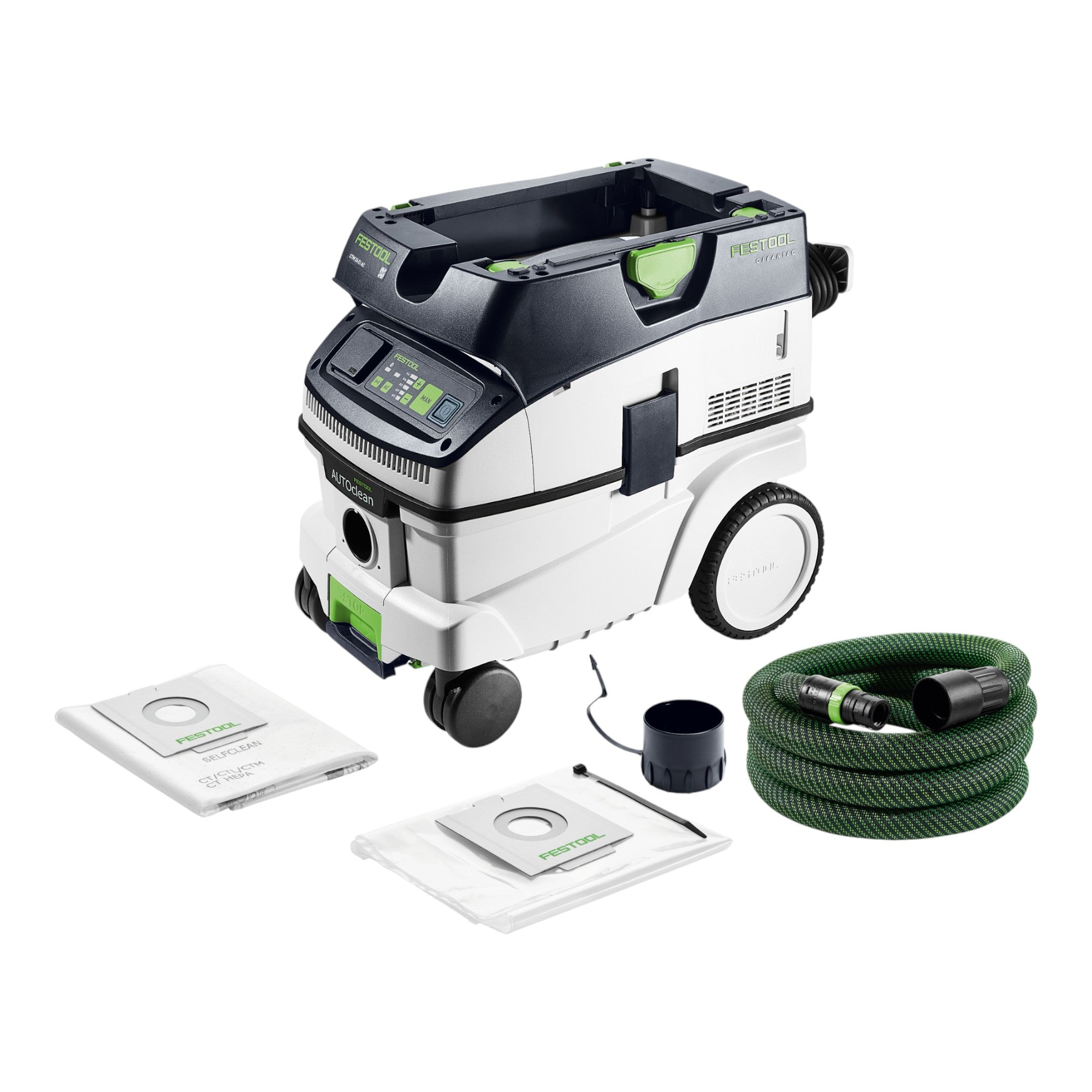 Festool CLEANTEC CTM 26 EI AC Absaugmobil 1200 Watt 26 l Staubklasse M 577851  0 - toolbrothers