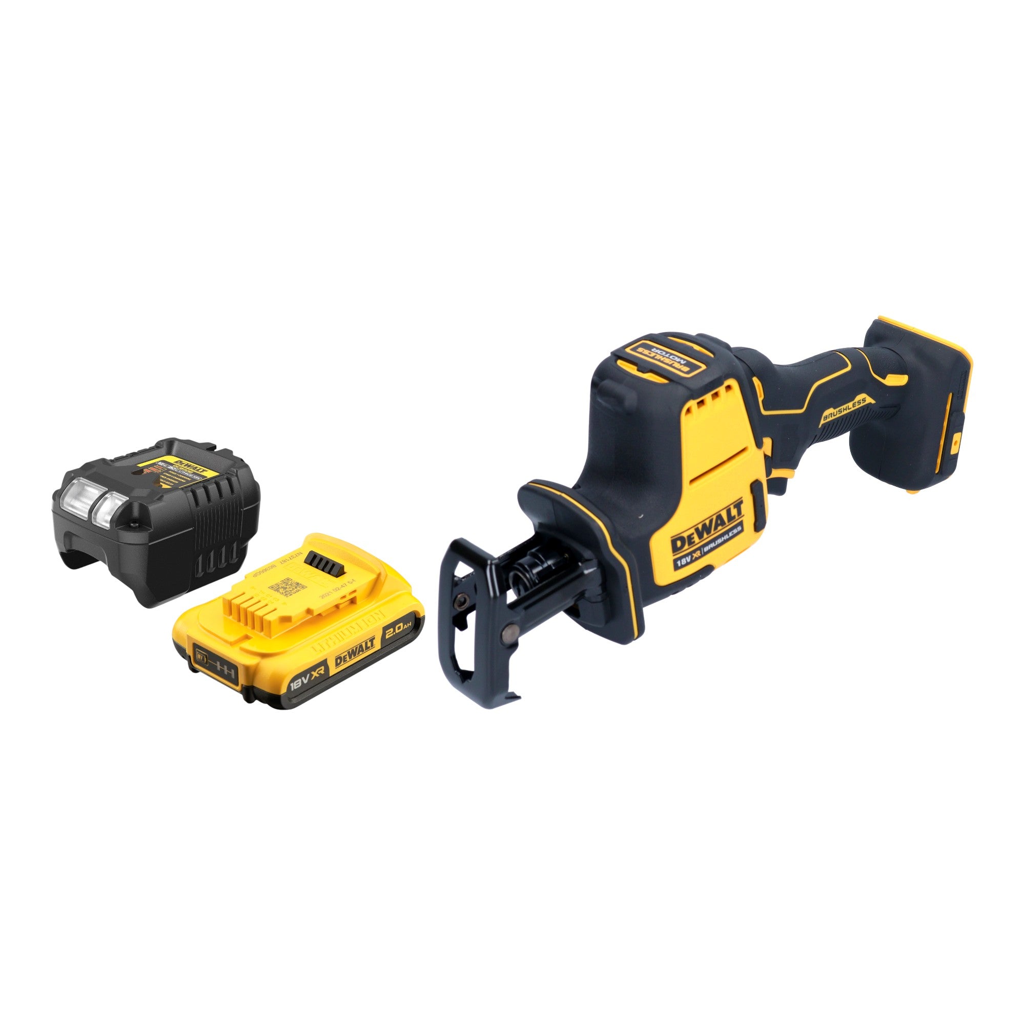 DeWalt DCS 369 D1 Akku Saebelsaege Reciprosaege 18 V Brushless 1x Akku 2 0 Ah Ladegeraet 0 - toolbrothers