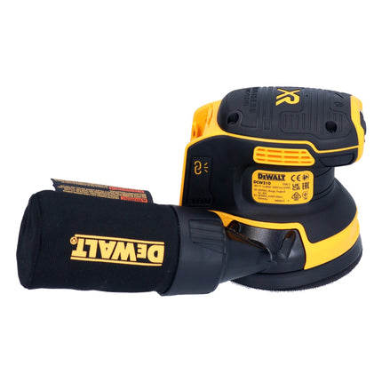 Levigatrice rotorbitale a batteria DeWalt DCW 210 D1 18 V 125 mm brushless + 1x batteria ricaricabile 2,0 Ah + caricabatterie