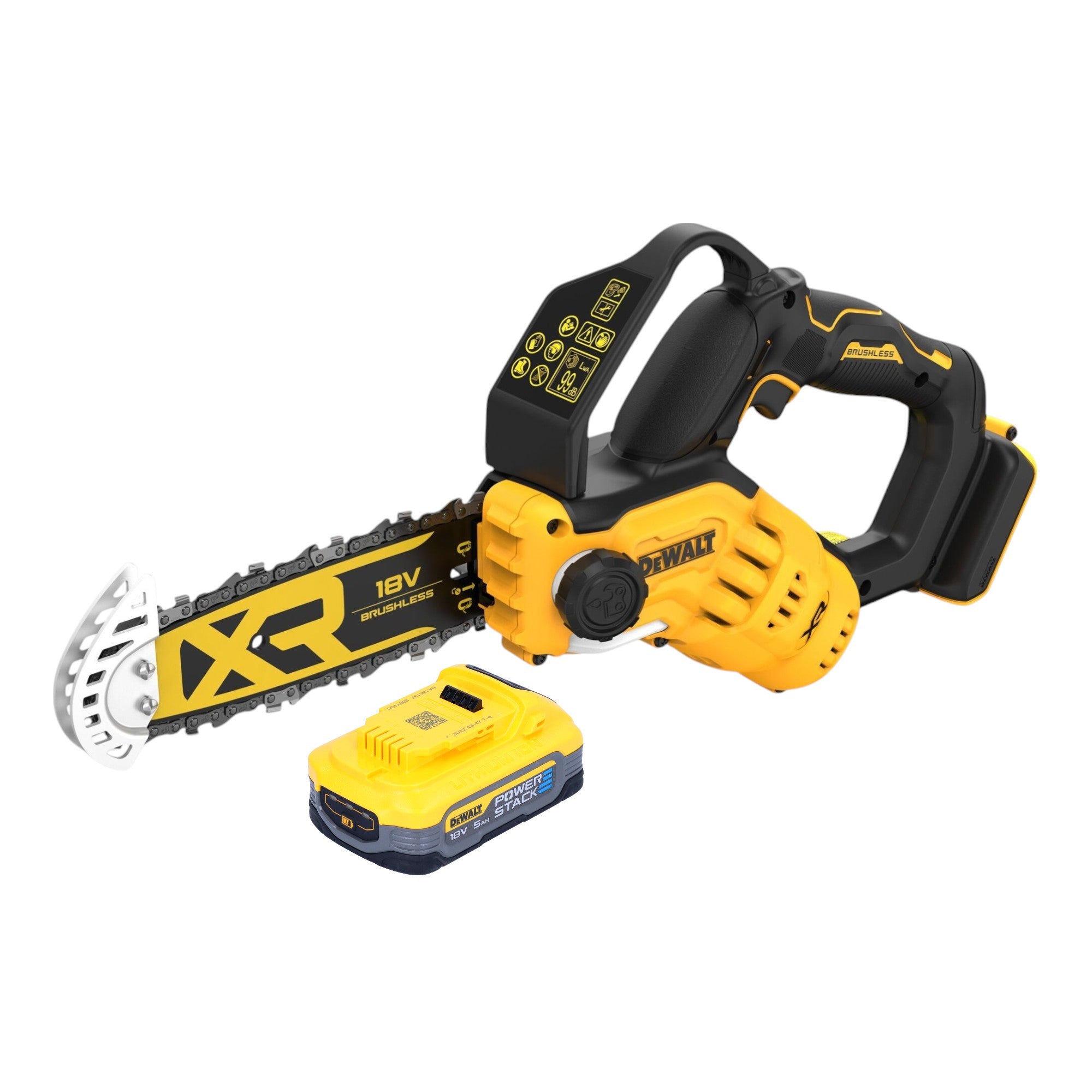 DeWalt DCMPS 520 N Akku Astsaege 18 V 20 cm Brushless 1x Powerstack Akku 5 0 Ah ohne Ladegeraet 0 - toolbrothers