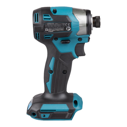 Makita DTD 173 G1 Akku Schlagschrauber 18 V 180 Nm 1 4 Brushless 1x Akku 6 0 Ah ohne Ladegeraet 4 - toolbrothers