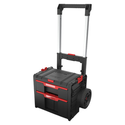 Toolbrothers RHINO L Drawer 2 Cart Plus ECO Mobiler Schubladen Werkzeugkoffer 9 5 l 12 l mit Doppelteleskopgriff 1 - toolbrothers