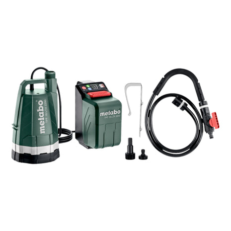 Metabo TPF 18 LTX 2200 Akku Tauch und Regenfasspumpe 18 V 2200 l h 1x LiHD Akku 8 0 Ah ohne Ladegeraet 1 - toolbrothers