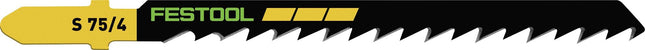 Festool S 75/4/25 WOOD Basic Lame de scie sauteuse 25 pièces. ( 204306 ), Acier HCS
