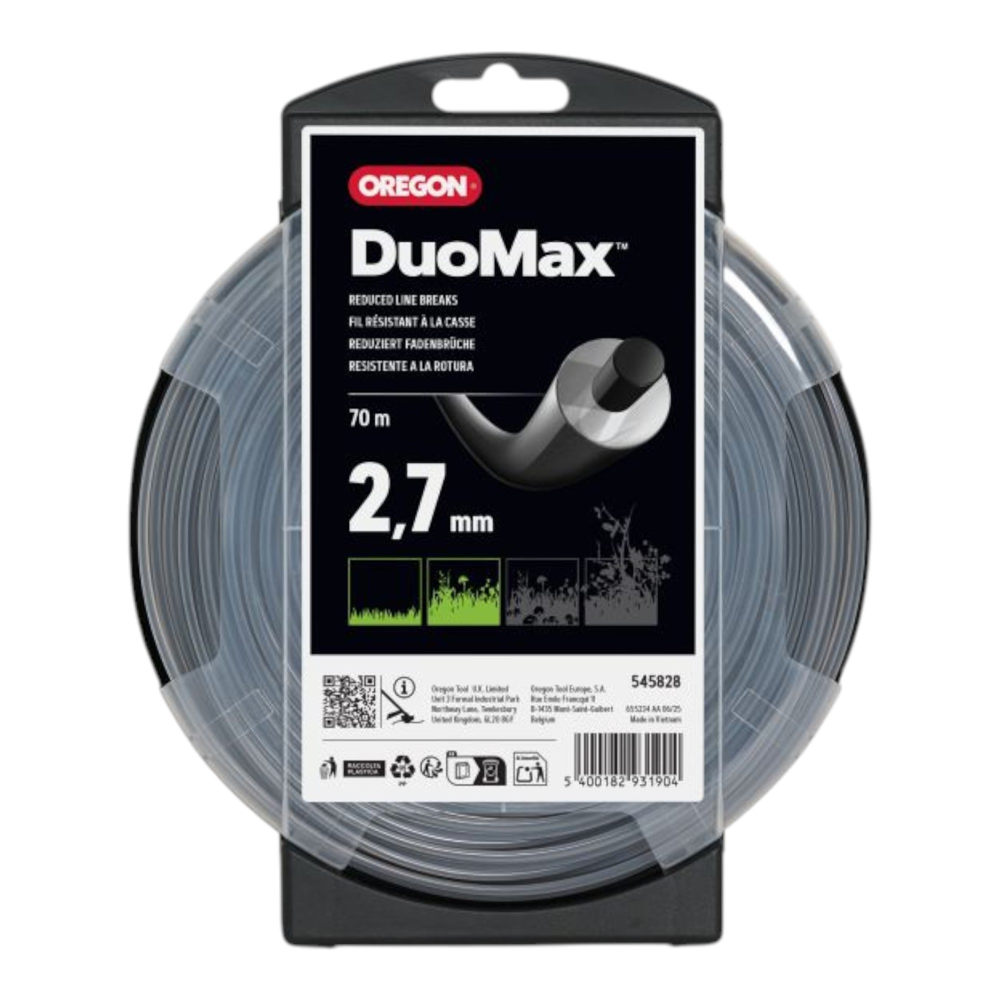 Oregon Freischneidefaden DuoLine 2 7 mm 70 Meter 545828  0 - toolbrothers