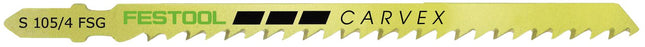 Festool S 105/4 FSG/20 WOOD Universal Lame de scie sauteuse 20 Stk. ( 204332 ) dents de sertissage rectifiées, acier HCS