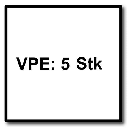 Festool S 75/4 K/5 WOOD Curves Stichsägeblatt 75 mm 5 Stk. ( 204265 ) Kurvensägeblatt, auch für enge Radien, HCS Stahl - Toolbrothers