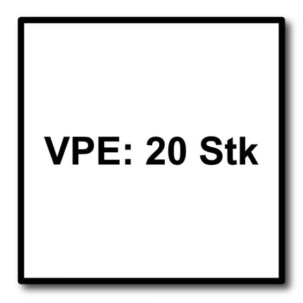 Festool S 75/4 K/20 WOOD Curves Hoja de sierra de calar - 20 unidades ( 204266 )