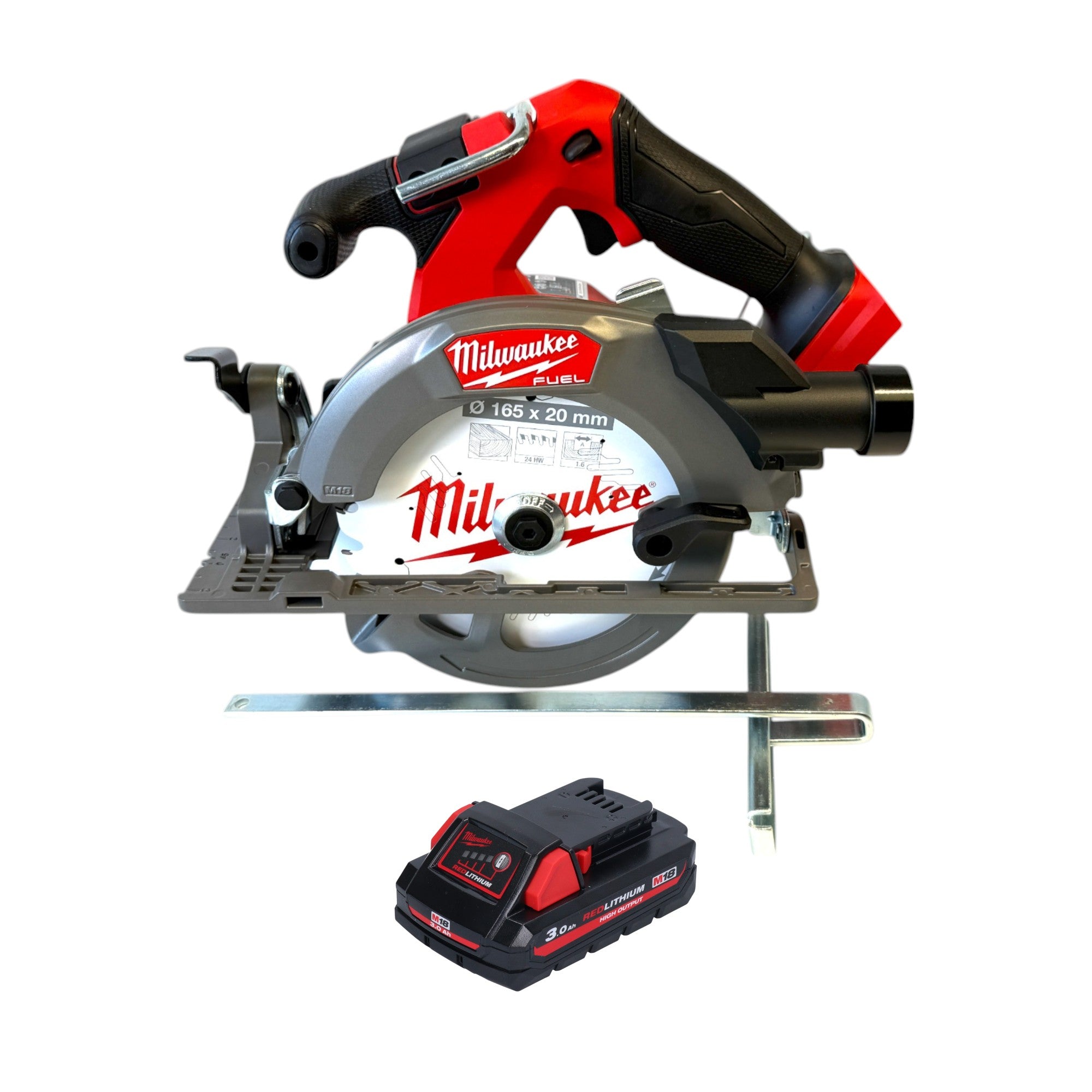 Milwaukee M18 FCS552 301 Akku Handkreissaege 18 V 165 mm Brushless 1x Akku 3 0 Ah ohne Ladegeraet 0 - toolbrothers