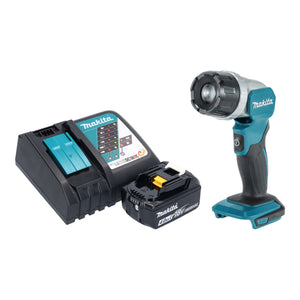 Makita DML 808 RM1 Akku Handstrahler 14,4 / 18 V 190 lm LED + 1x Akku 4,0 Ah + Ladegerät