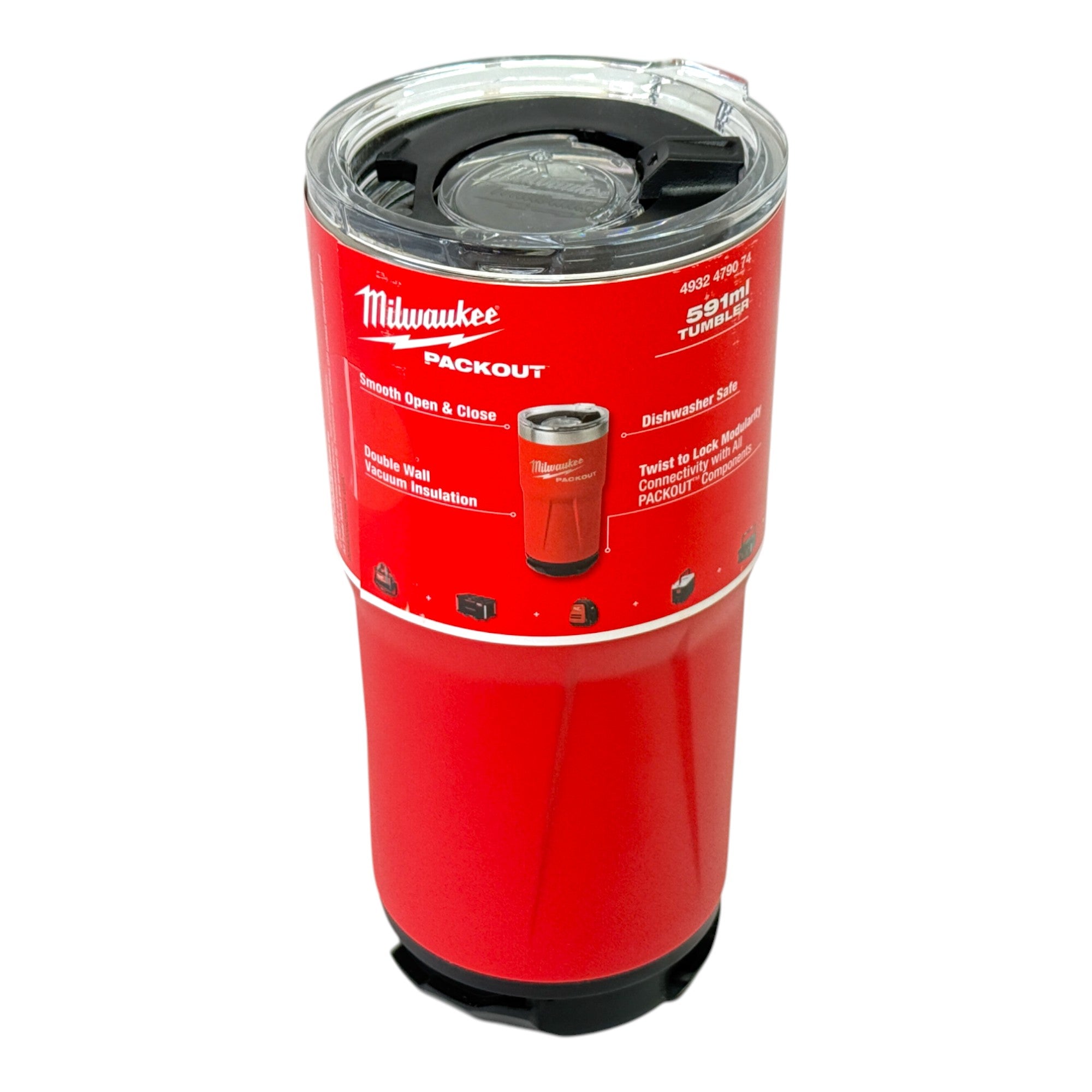 Milwaukee PACKOUT Thermobecher 591 ml Rot 1 Stk 4932479074  2 - toolbrothers