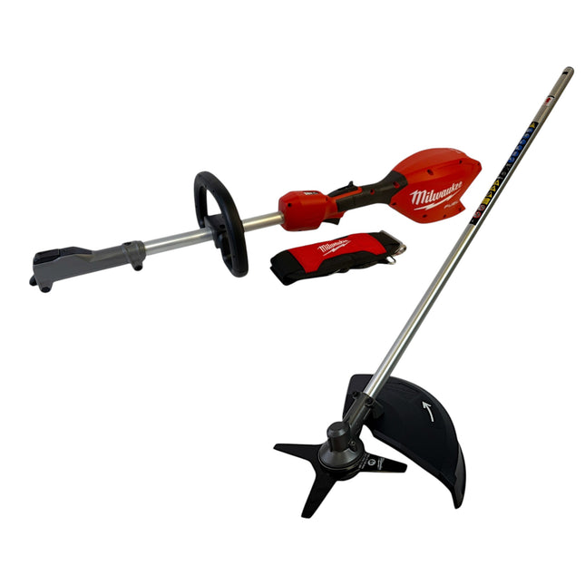 Milwaukee M18 FOPH2-BAC-0 Batería base 18 V sin escobillas + accesorio guadaña - sin batería, sin cargador