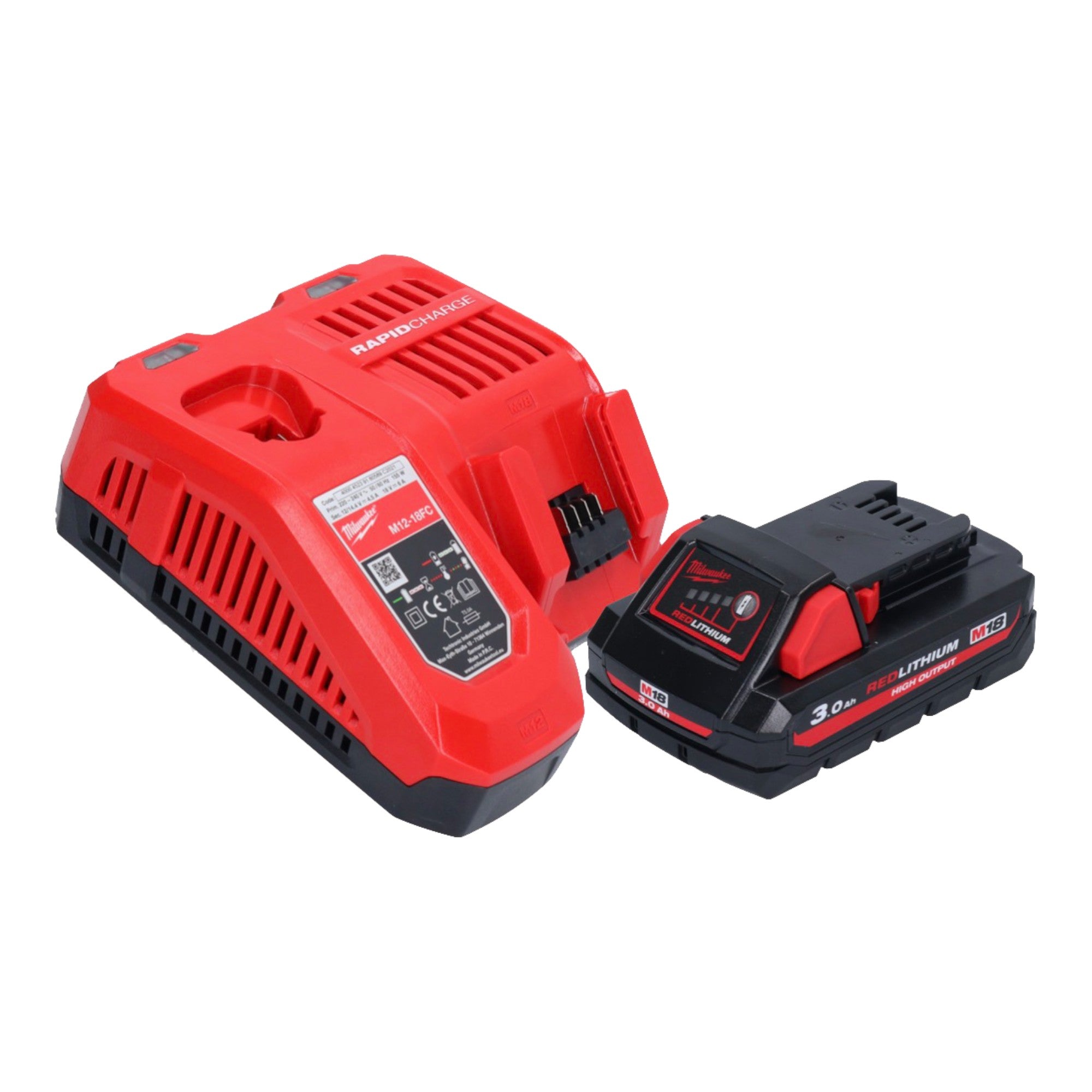 Milwaukee M18 FOPH2 BAC 301 Akku Basiseinheit 18 V Brushless Sensen Aufsatz 1x Akku 3 0 Ah Ladegeraet 3 - toolbrothers