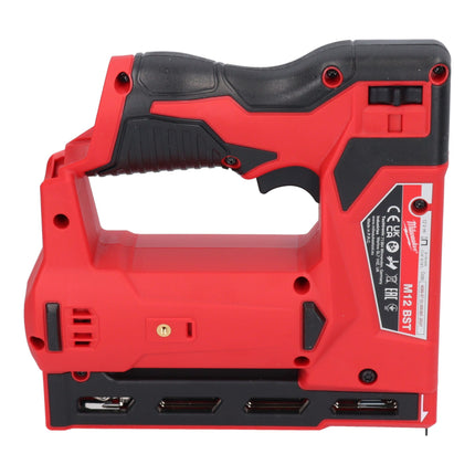 Milwaukee M12 BST 202 Akku Tacker 12 V 6 14 mm 2x Akku 2 0 Ah Ladegeraet 4 - toolbrothers