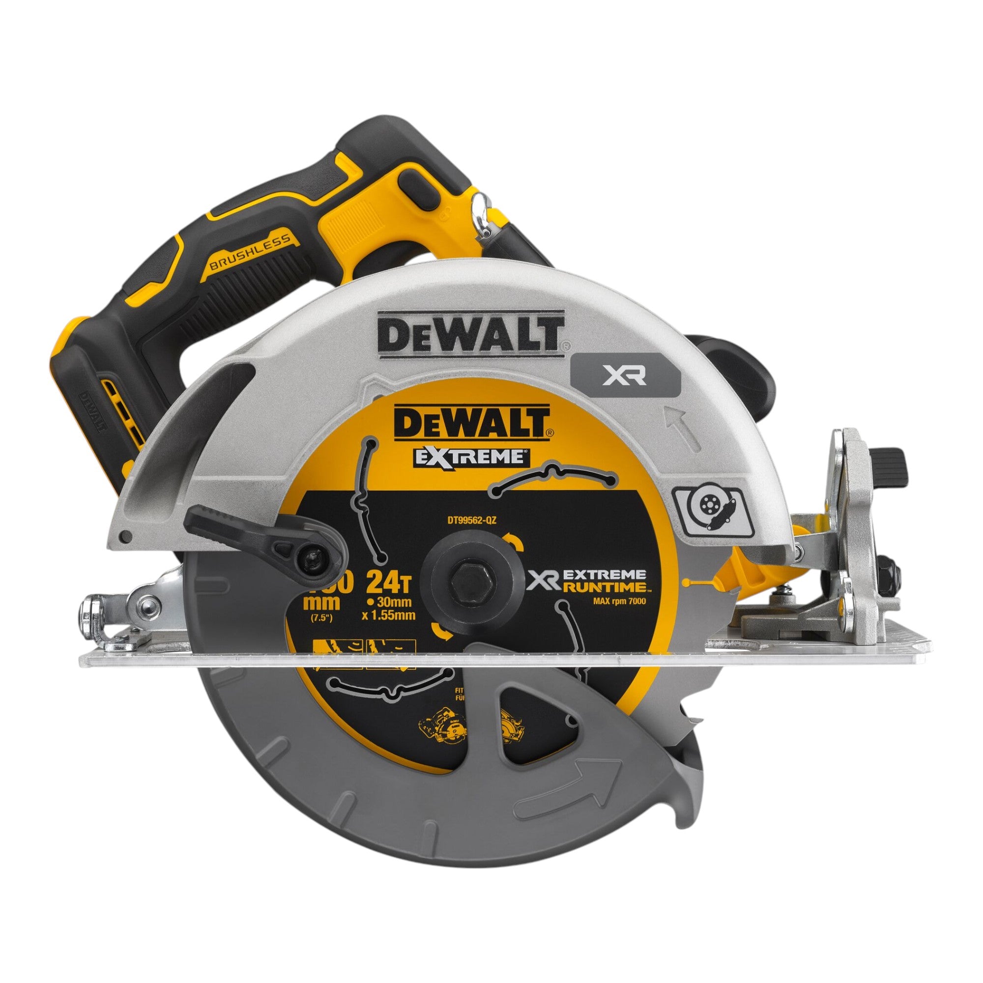 DeWalt DCS 573 Y1T Akku Handkreissaege 18 V 190 x 30 mm Brushless 1x Akku 12 0 Ah Ladegeraet TSTAK 3 - toolbrothers