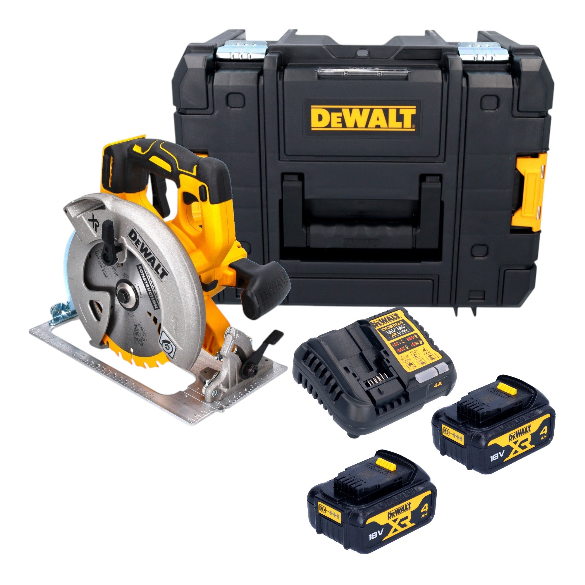 DeWalt DCS 570 M2T Akku Handkreissaege 18 V 184 mm Brushless 2x Akku 4 0 Ah Ladegeraet TSTAK 0 - toolbrothers