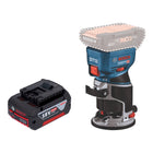 Bosch GKF 18V 8 Professional Akku Kantenfraese 18 V 8 0 mm Brushless 1x Akku 4 0 Ah ohne Ladegeraet 0 - toolbrothers