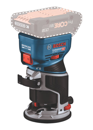 Bosch GKF 18V 8 Professional Akku Kantenfraese 18 V 8 0 mm Brushless 1x Akku 4 0 Ah ohne Ladegeraet 3 - toolbrothers