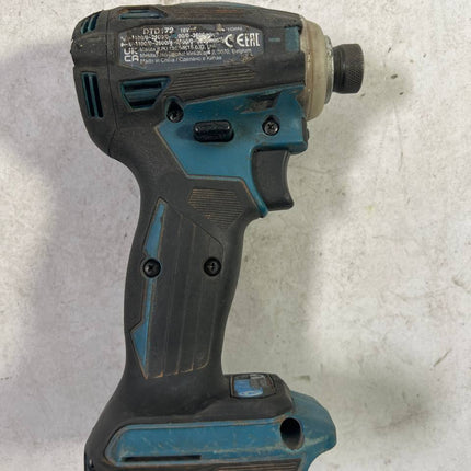 Makita DTD 172 Z Akku Schlagschrauber 18 V 180 Nm 1/4" Brushless Solo - Stark Gebraucht