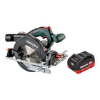 Metabo KS 18 LTX 57 Akku Handkreissaege 18 V 165 mm 1x LiHD Akku 8 0 Ah ohne Ladegeraet 0 - toolbrothers