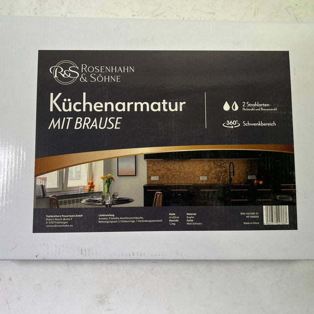 Rosenhahn Soehne Sylt 200 Kuechenarmatur mit Brause Neuwertig 1 - toolbrothers