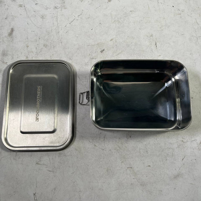 Toolbrothers Fan Edelstahl Brotdose mit Trennfaechern und Edelstahldeckel 1200 ml Neuwertig 1 - toolbrothers