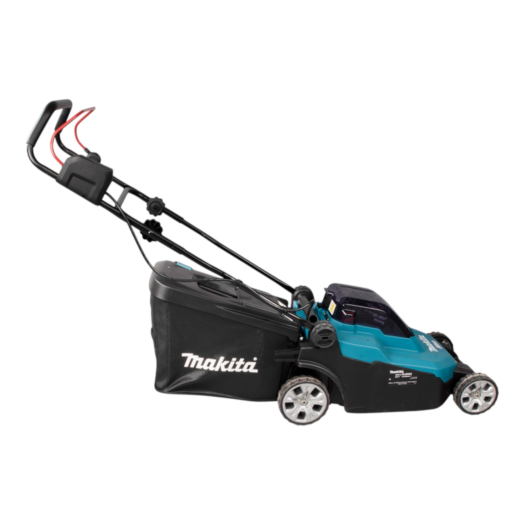 Makita DLM 382 Z Akku Rasenmaeher 36 V 2x 18 V 38 cm 40 l Mulchkeil ohne Akku ohne Ladegeraet 4 - toolbrothers