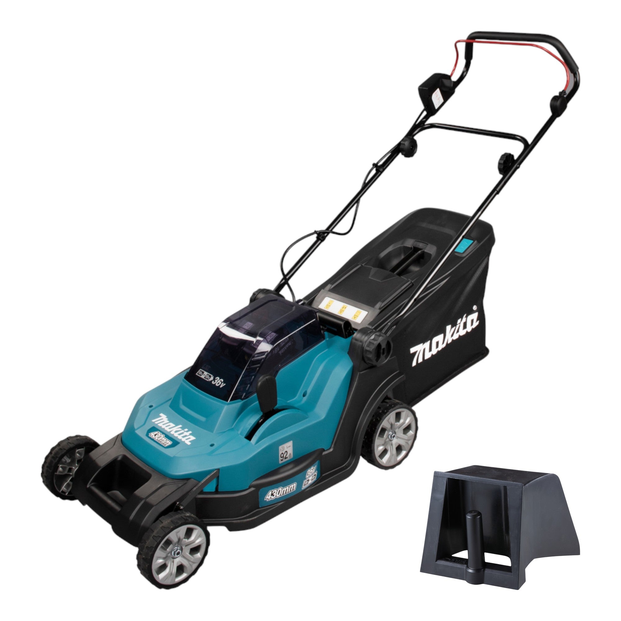 Makita DLM 432 Z Akku Rasenmaeher 36 V 2x 18 V 43 cm Mulchkeil ohne Akku ohne Ladegeraet 0 - toolbrothers
